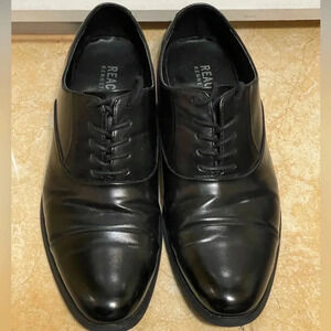 Kenneth Cole Black man made Leather Dress Shoes - Size 8.5 black